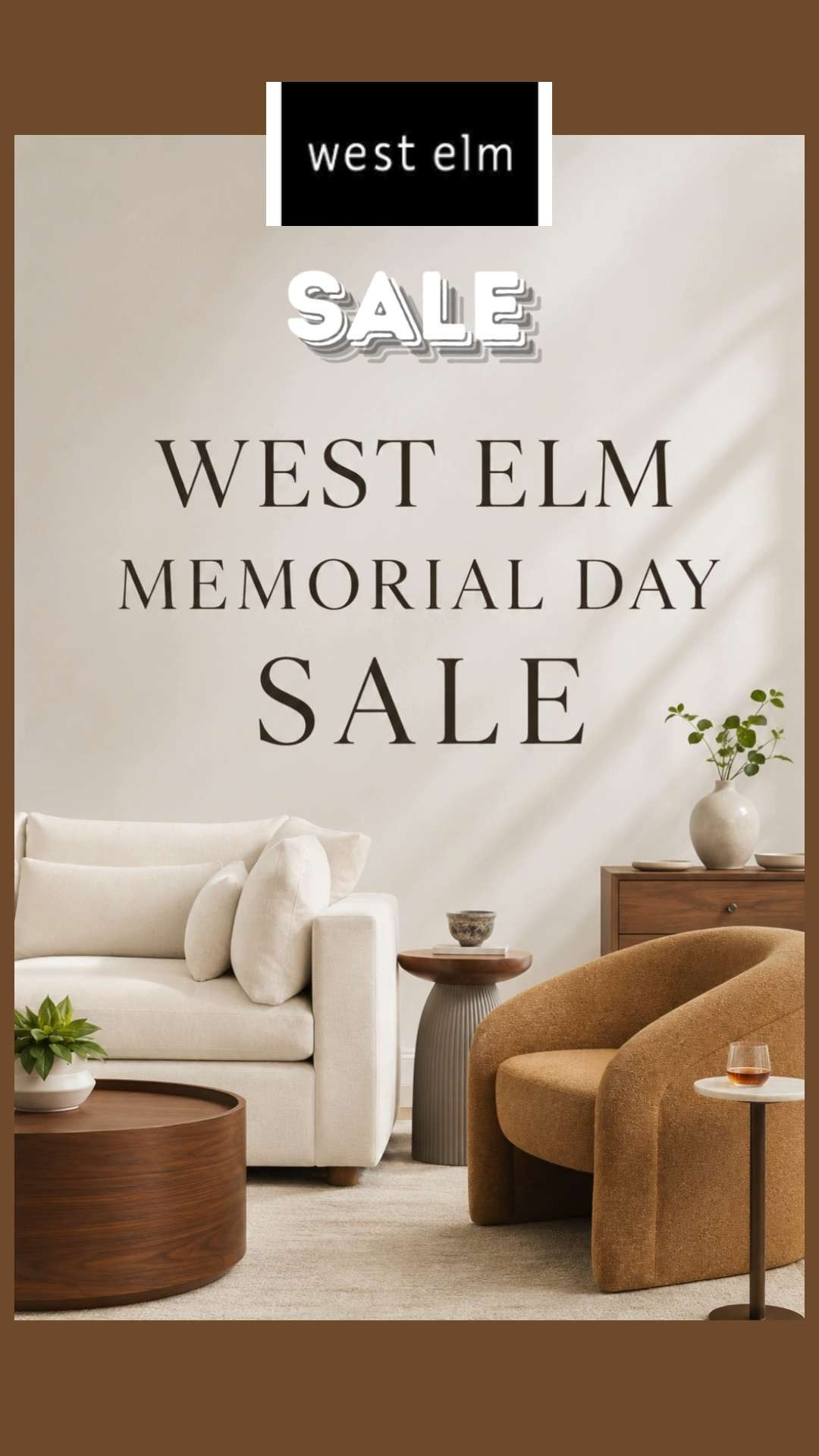 The @west elm Memorial Day Sale is officially live with savings up to 60% off + an extra 20% off select styles ✨

If you’ve been wanting to refresh your space, this is one of the best times to shop:
• outdoor furniture
• modern decor
• neutral rugs
• statement lighting
• entertaining essentials
• cozy luxury furniture

Sharing my favorite elevated finds that make your home feel warm, modern, and designer-inspired 🌿

Everything linked in LTK.#WestElm #MemorialDaySale #OrganicModern #HomeDecor #InteriorDesign #ModernHome #PatioInspo #NeutralDecor #SummerHosting #LuxuryHome

#LTKHome #LTKSaleAlert