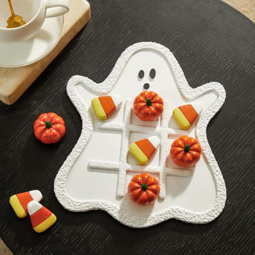 WDS WONDROUS Halloween Tic Tac Toe with Pumpkins, Fall Coffee Table Decor | Amazon (US)
