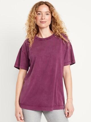 Oversized EveryWear Tunic T-Shirt | Old Navy (US)