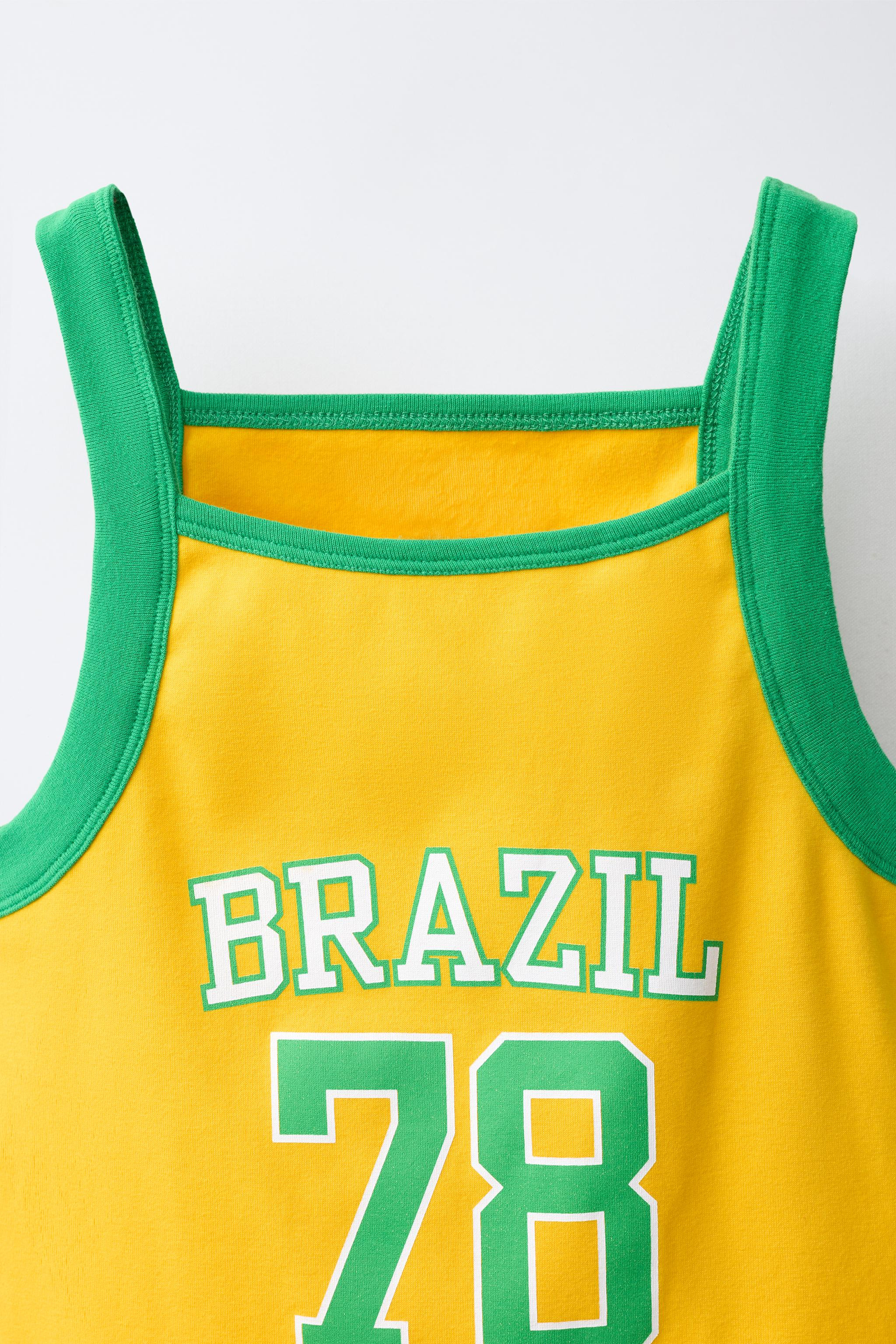 BRAZIL PRINT TOP | Zara UK