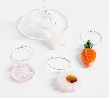 Easter Icon Wine Charms - Mixed Set of 4 | Pottery Barn (US)
