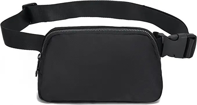 Amazon.com | HIYOLALA Everywhere Belt Bag Fashion Small Waist Crossbody Fanny Packs for Women (Bl... | Amazon (US)