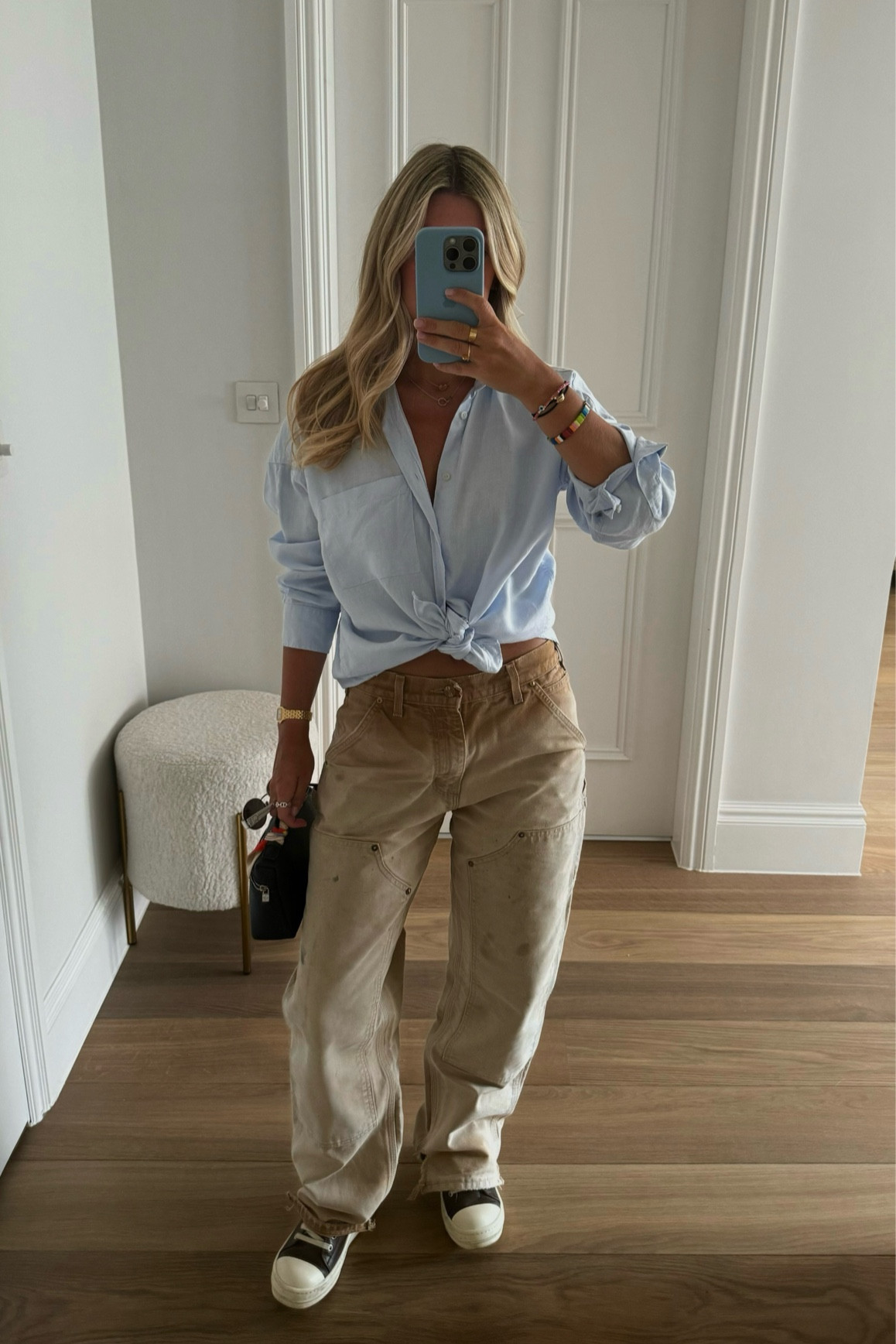 so many ways to wear this shirt🩵 

#LTKstyletip #LTKsummer