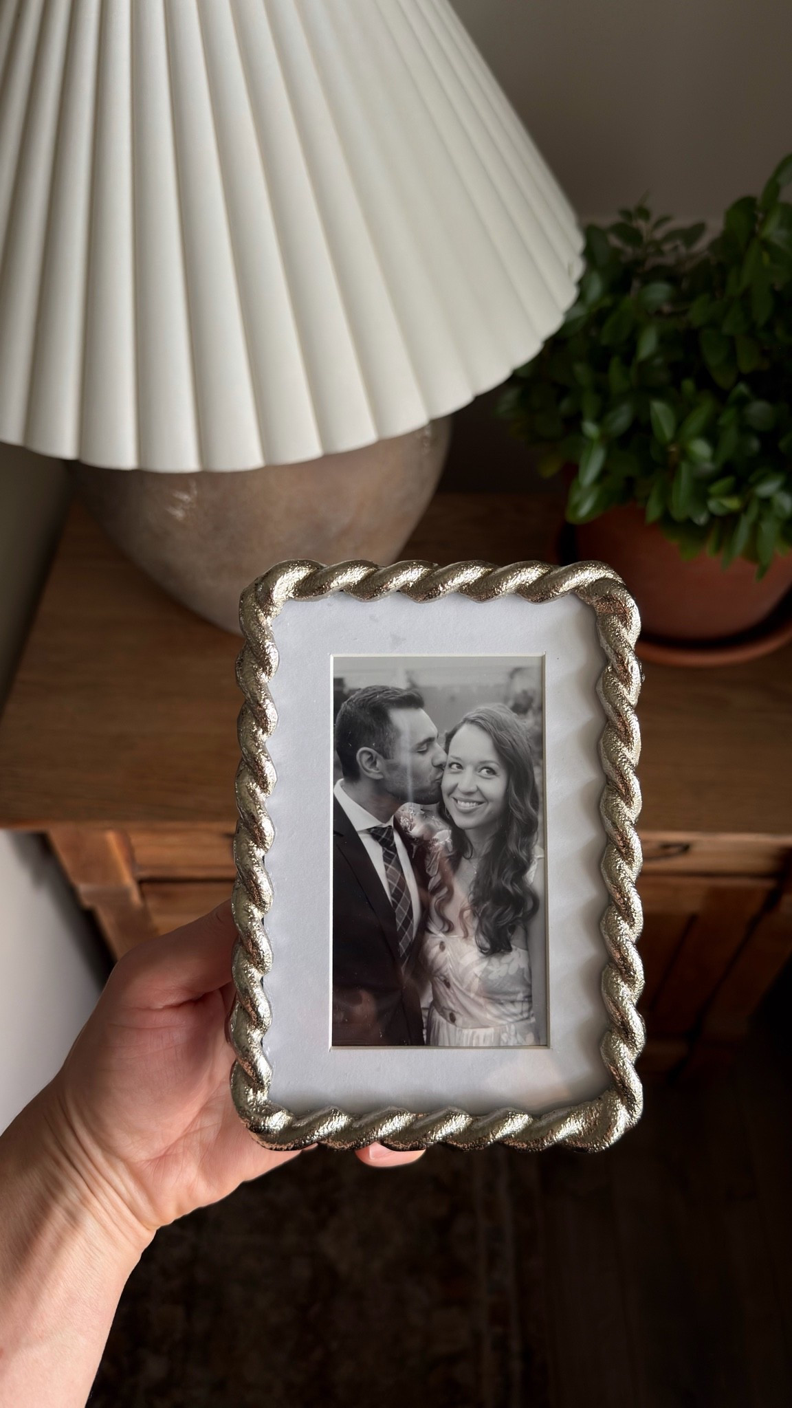 This picture frame is 30% off right now. I love the silver with a black and white photo. I added matting to mine.

#LTKHome #LTKSaleAlert