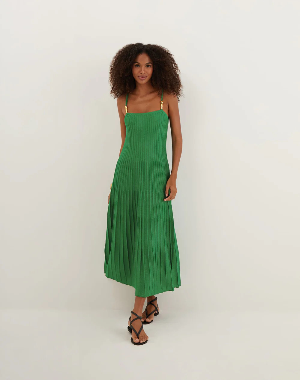 Knit Bruna Long Dress - Meadow | ViX Swimwear