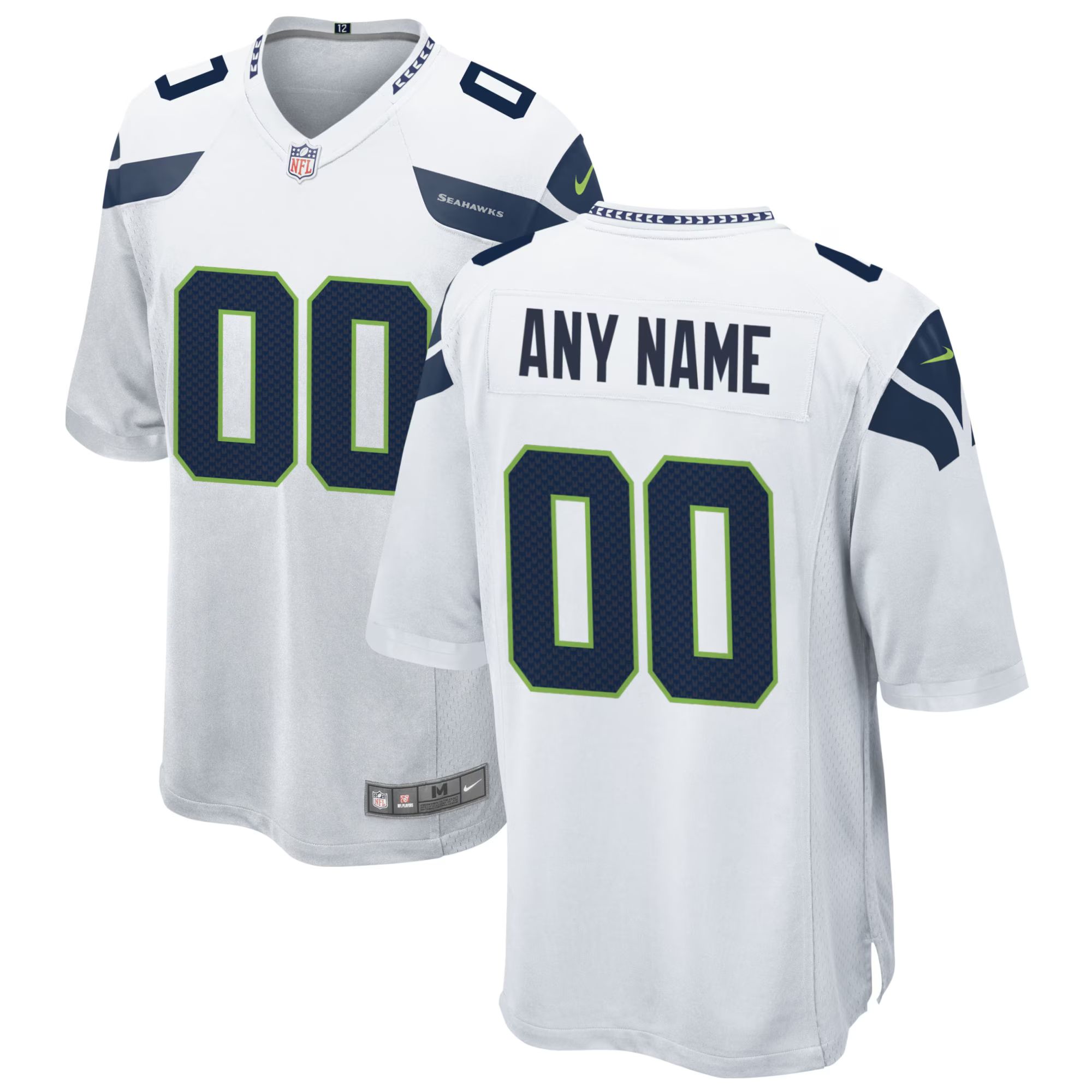 Men's Seattle Seahawks Nike White Custom Game Jersey | NFL Shop