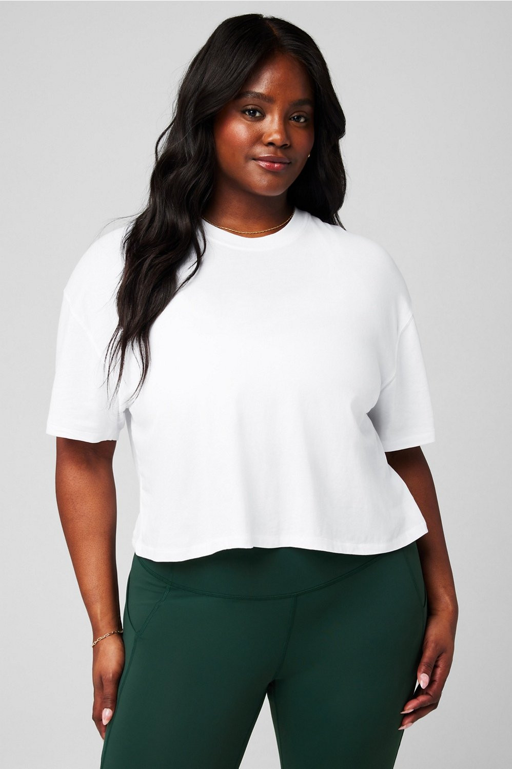 100% Cotton Boxy Tee | Fabletics