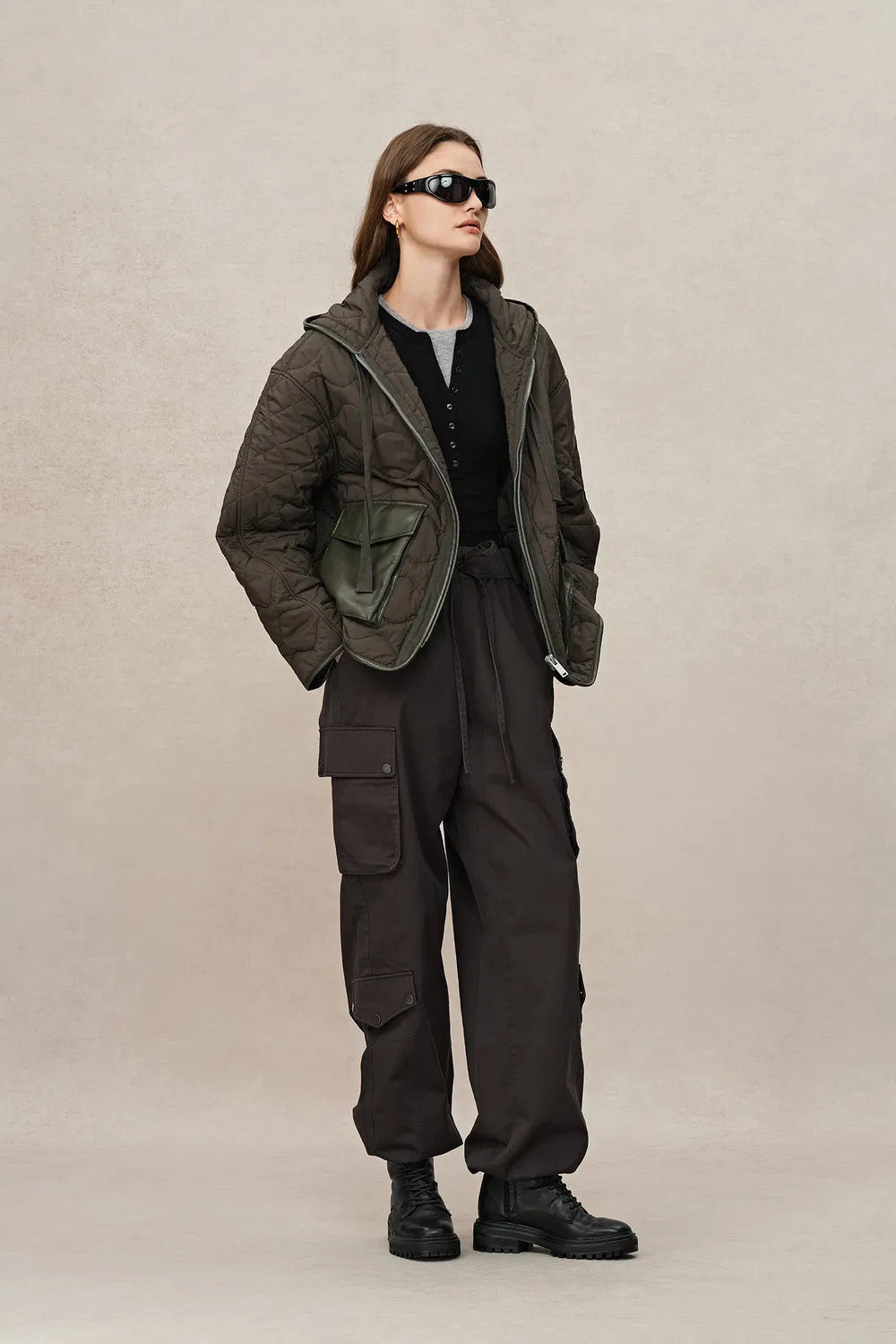 Michelle Water-Repellent Quilted Puffer Jacket in Lighweight High Dens | Fabrique