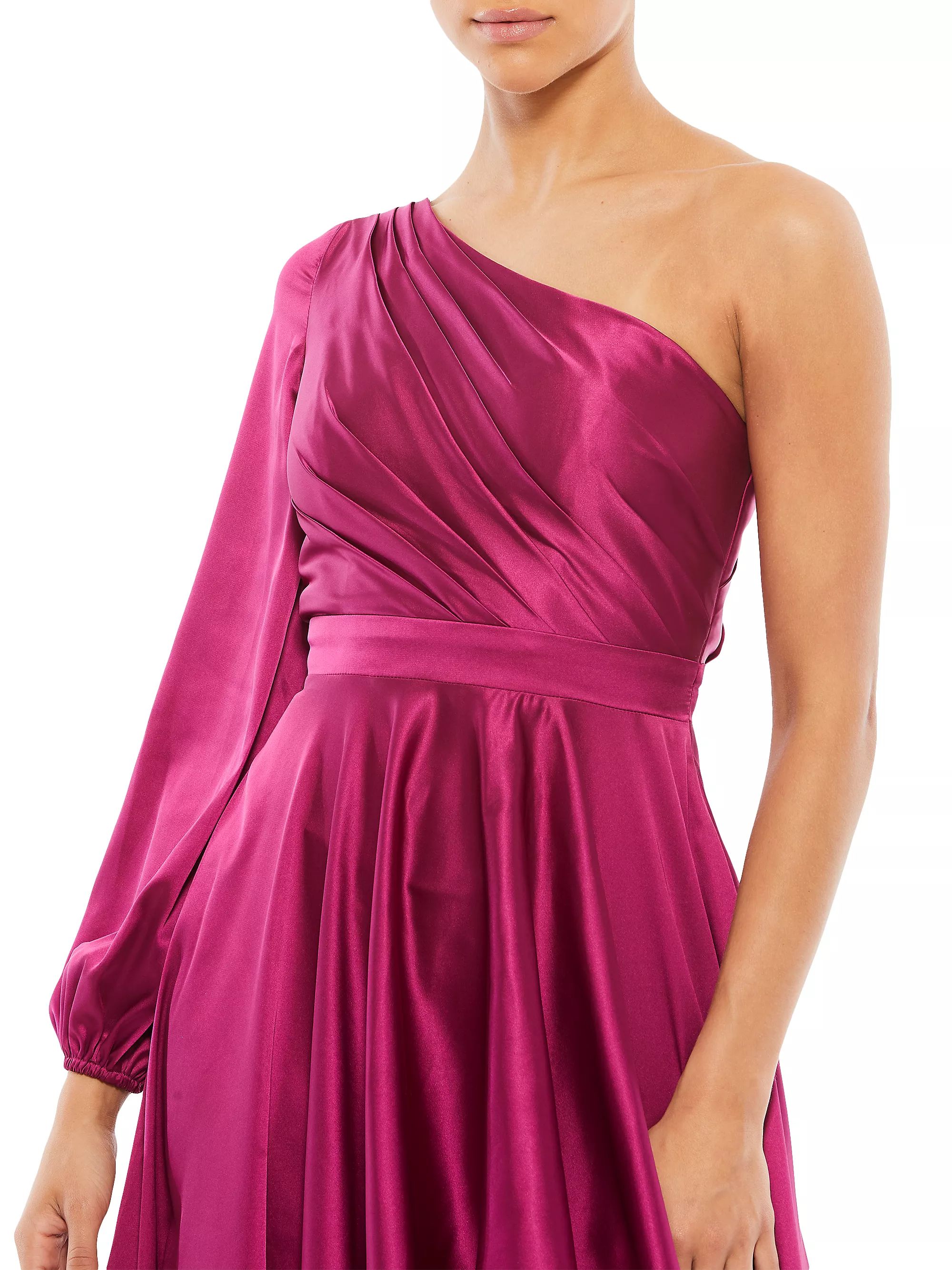 Ieena High-Low One-Shoulder Gown | Saks Fifth Avenue