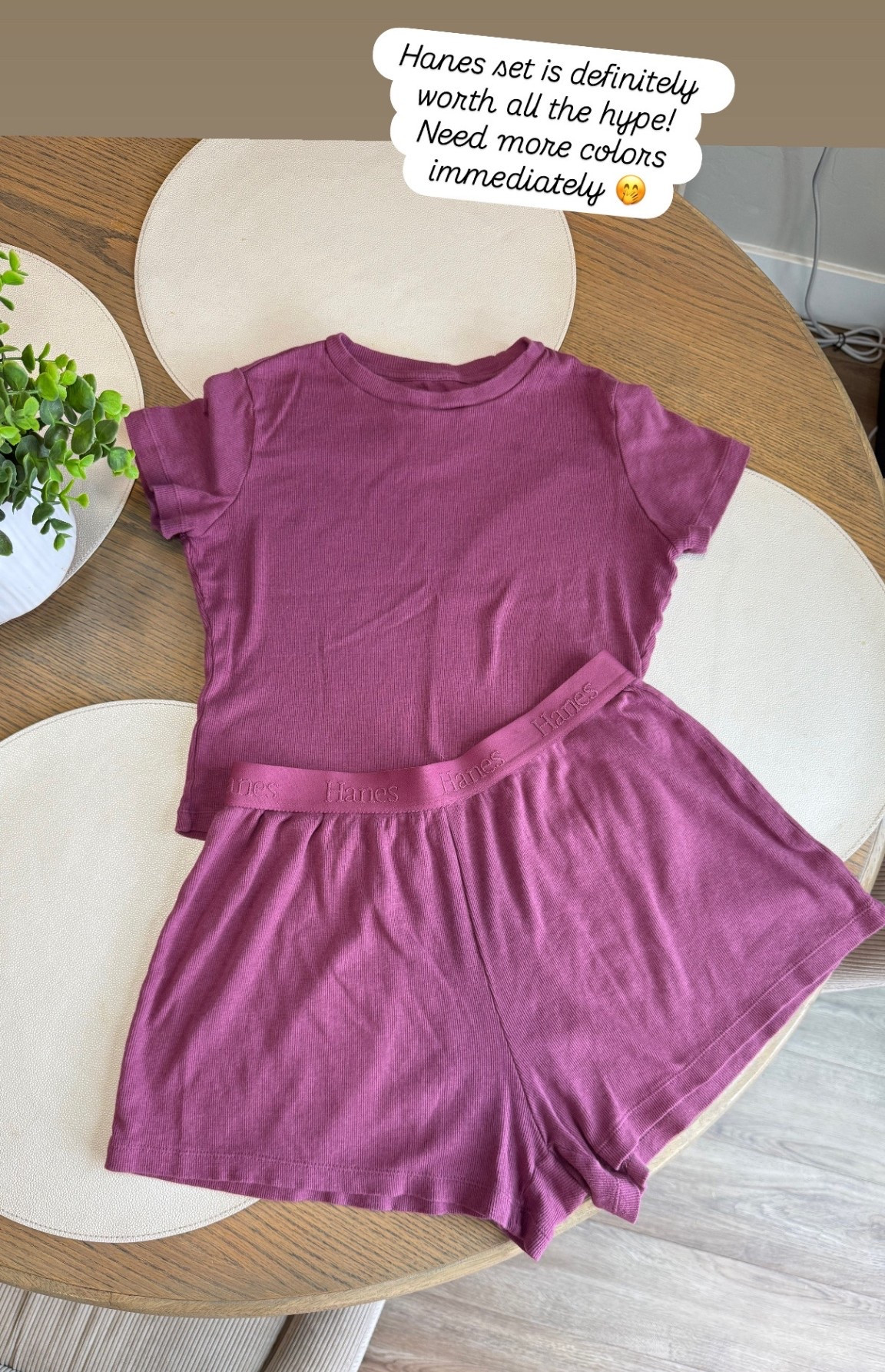 Loving this new pj set from Hanes! So comfy and flattering 🤭

#LTKootd #LTKGiftGuide #LTKmomlife