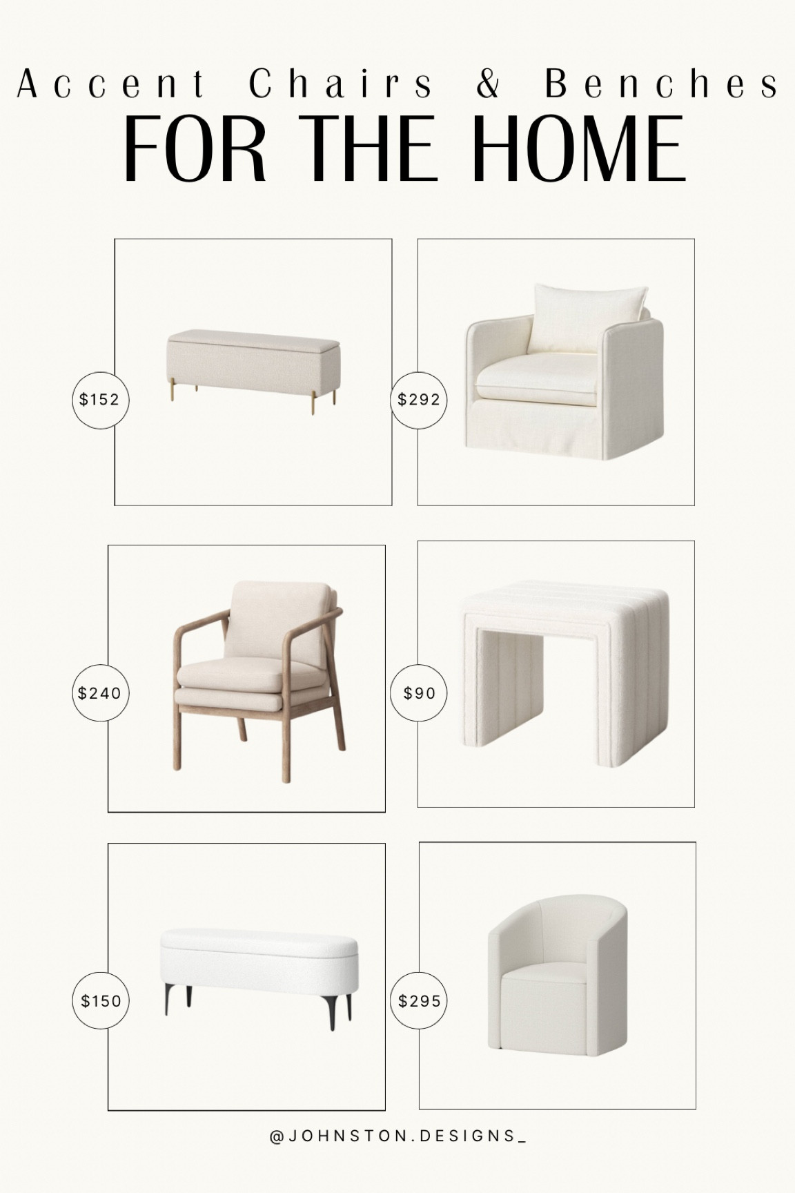 Accent Chairs & Benches from Targett

#LTKSaleAlert #LTKHome