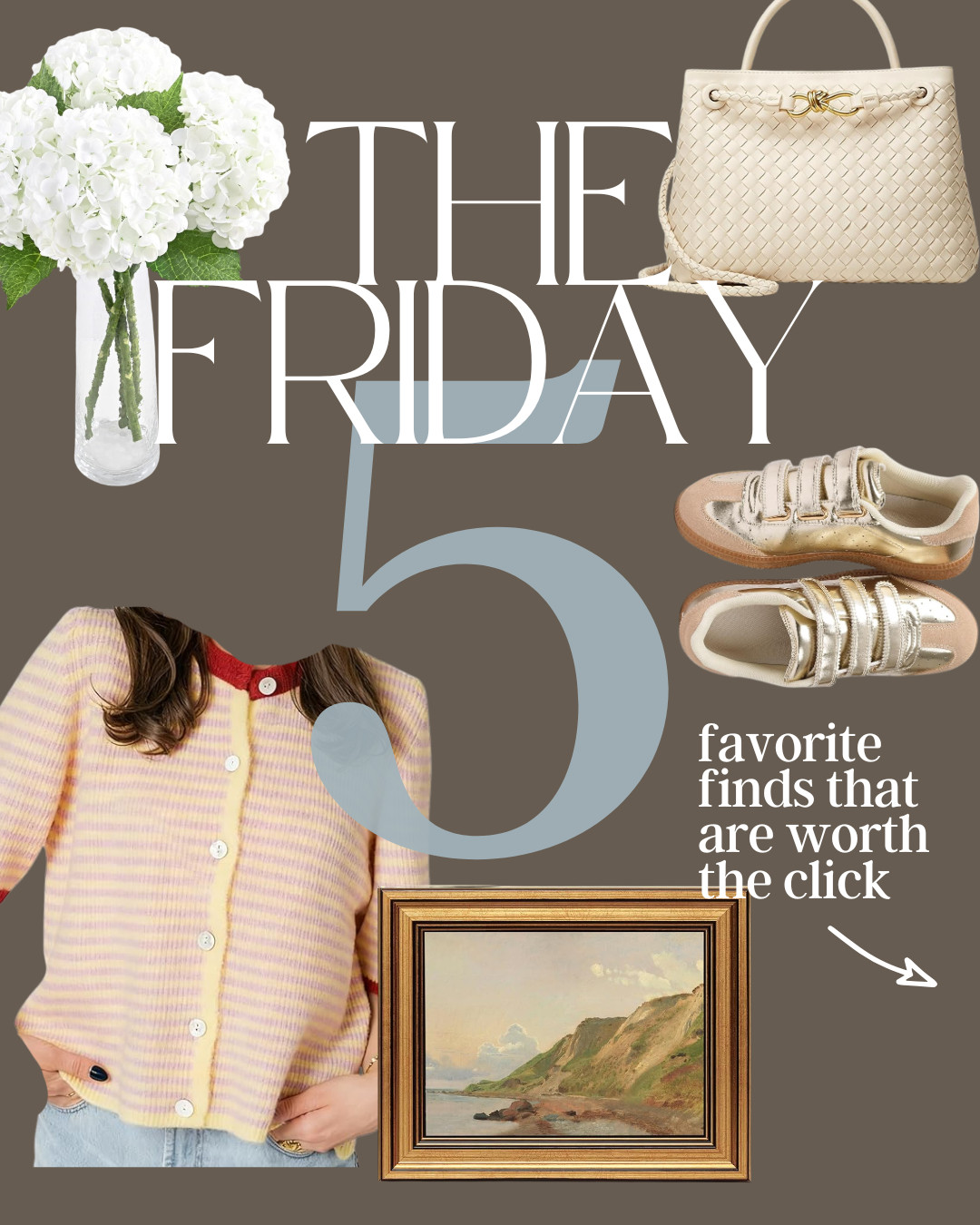 The Friday 5! I am loving these home and fashion finds for a good refresh! A mix of easy everyday pieces and simple home upgrades that instantly make everything feel more put together 🤍✨ 

 #LTKootd #LTKHome #LTKSaleAlert