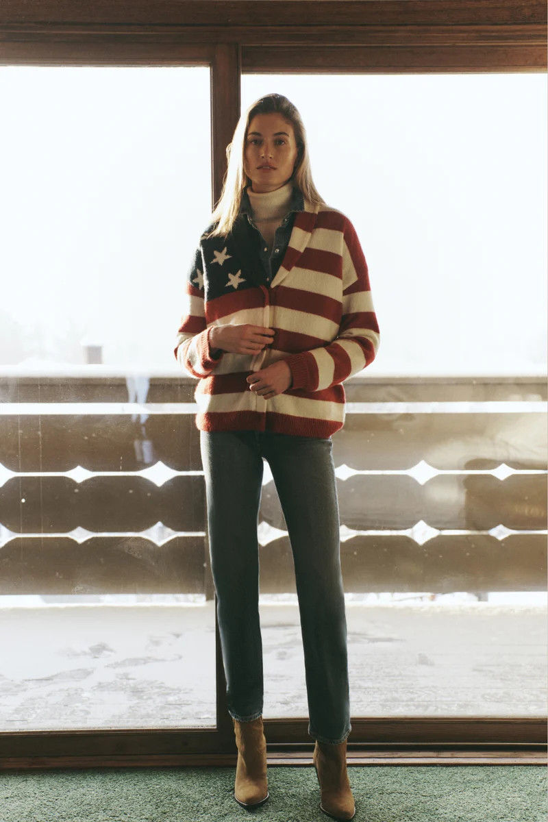American Flag Lindsey Cardigan | Tuckernuck (US)