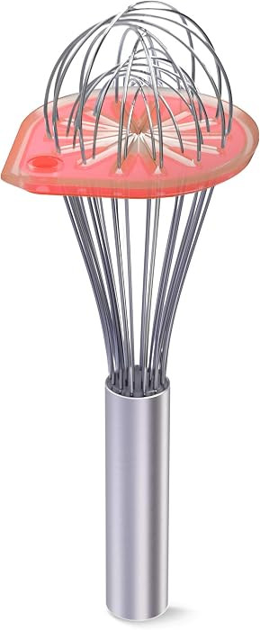 Whisk Wiper - Wipe a Whisk Easily - Multipurpose Kitchen Tool, Made In USA - Includes 11" Stainless-Steel Whisk - Cool Baking Gadget, A Great Gift For Men and Women (Color: Red) | Amazon (US)