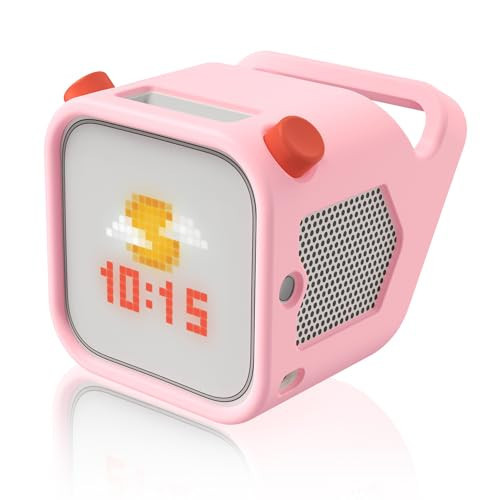 Silicone Case for Yoto Player (3rd Gen.), Silicone Protective Sleeve Case Compatible with Yoto Player, Anti-Slip, Bumps and Wear and TearSilicone Skin Cover with Easy-to-Carry Handle - Pink | Amazon (US)