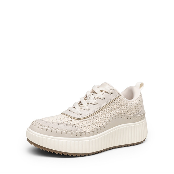 [Arch] Tweed-Effect Platform Fashion Sneakers | Dream Pairs
