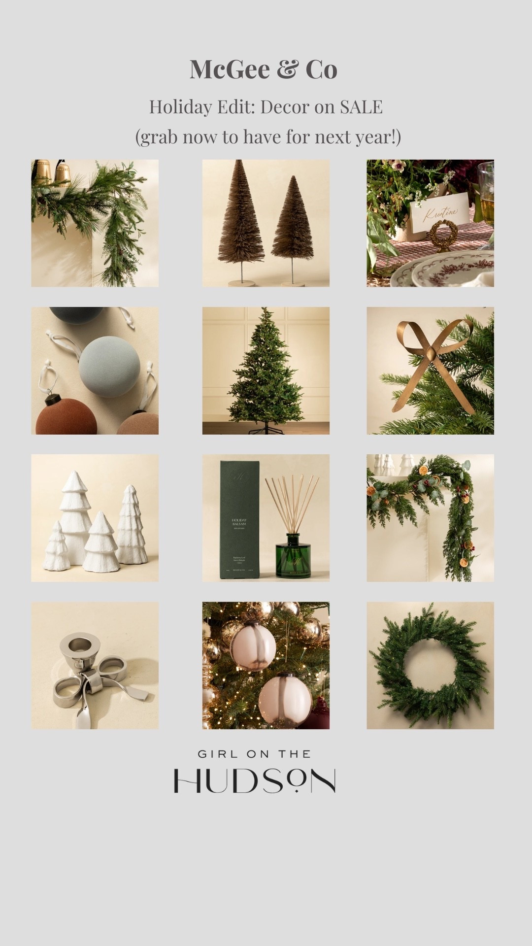 McGee &amp; Co holiday sale! You won’t believe these prices — crazy discounts so you can invest now in the gorgeous garland, pre-lit trees, ornaments and everything else you’ve been eyeing (so you’re all set for next year!!) 

#LTKHoliday #LTKSaleAlert #LTKHome