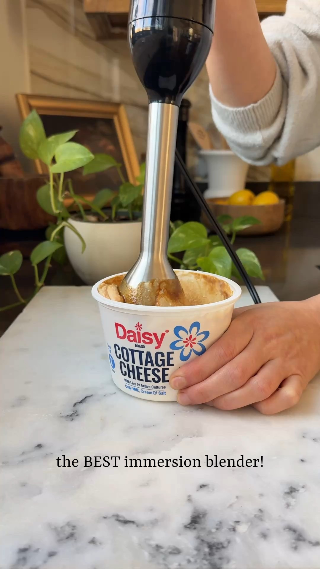 This Vitamix immersion blender is the absolute BEST! I use it all the time for my Tiramisu Japanese Cheesecake recipe, and for making whipped cottage cheese for pancakes and waffles!

#LTKfoodie #LTKdayinmylife #LTKmomlife