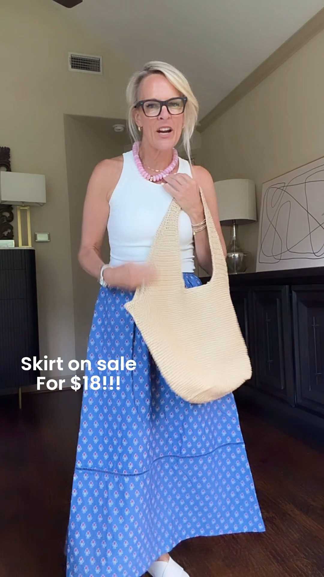 Everything about the skirt is spectacular! It was $30 currently it’s on sale for $18!!
Wearing my shoe size of a small.
The pattern, the texture everything about it is wonderful, has pockets. Paired with my favorite tank that has a bra built-in. 

@Target ￼

#LTKSaleAlert #LTKOver40 #LTKTravel