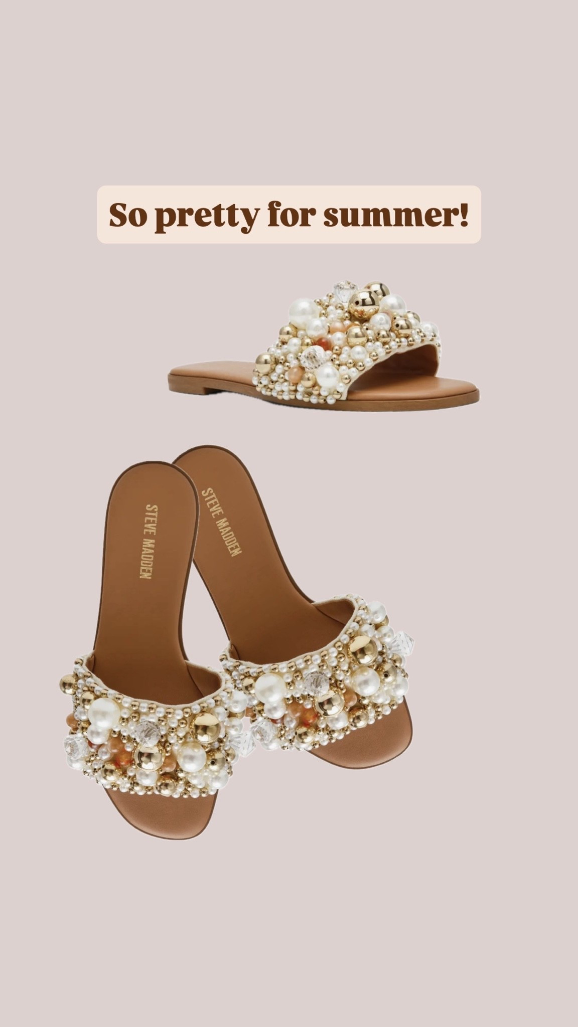 So pretty for summer 
Trending
Sandals
Steve Madden
New in

#LTKsummer #LTKsale #LTKtravel