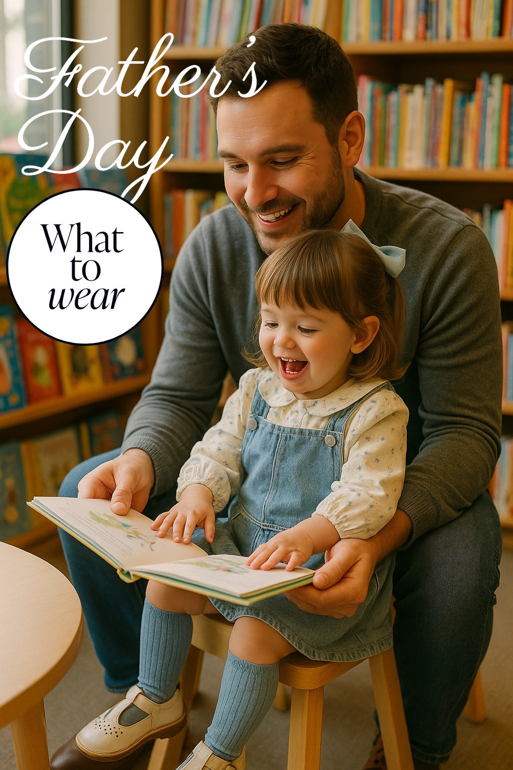 Daddy-Daughter Date Idea: ✨

Story time in the cosiest corner of her favourite bookstore and let the stories do the bonding. 📖 

He reads every page with all the voices.
She listens like it’s the most important tale in the world (because to her, it is).
And somewhere between “Once upon a time” and “The end,”
a memory is made. 🥹💛

Linked her full look for anyone gathering outfits for their daughter’s outings,
library visits, or those quiet little moments that somehow mean everything.

🩵 Pinafore, blouse, bow, her favourite shoes.

All in one place on LTK

#DaddyDaughterDate #kidsootd

#LTKfamily #LTKkids #LTKbaby