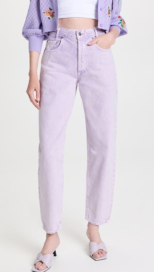 High Rise Baggy Taper Jeans | Shopbop