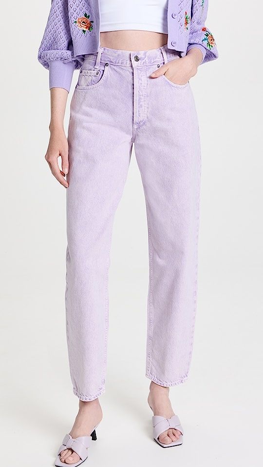 AGOLDE High Rise Baggy Taper Jeans | SHOPBOP | Shopbop