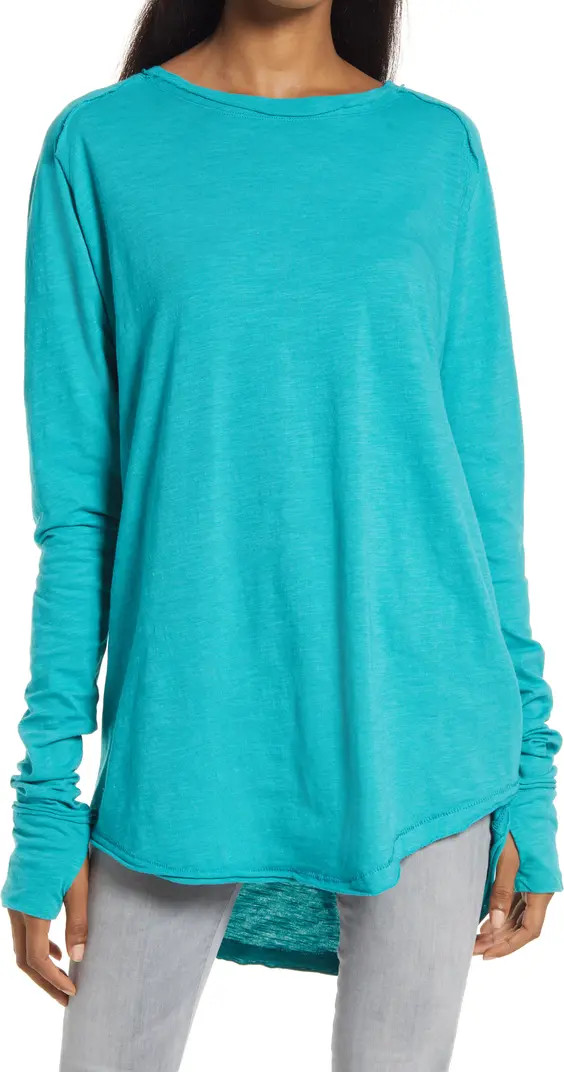 Free People We the Free Arden Extra Long Cotton Top | Nordstromrack | Nordstrom Rack