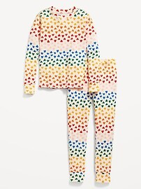 Gender-Neutral Matching Valentine's Day Snug-Fit Pajama Set for Kids | Old Navy (US)