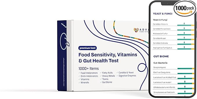 AFIL Premium | 1000+ Items Tested | Food Sensitivity Home Test for Adults & Kids | Foods, Drinks,... | Amazon (US)