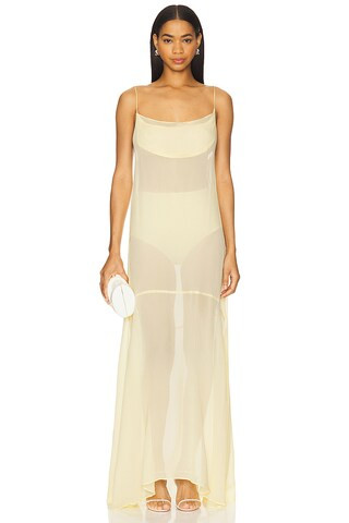 SWF Two Piece Sheer Slip in Like Butter from Revolve.com | Revolve Clothing (Global)