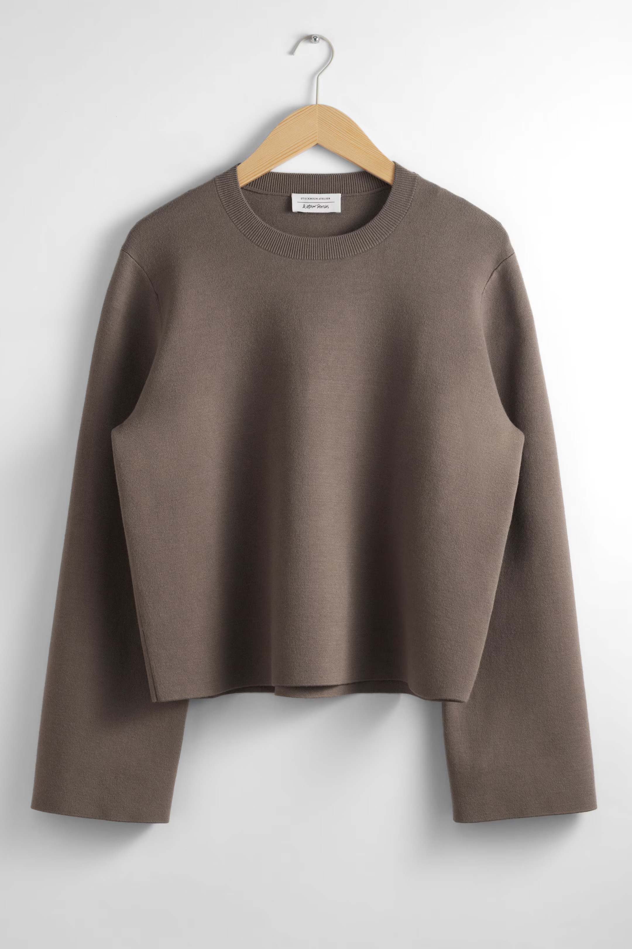 Wide-Sleeve Knit Sweater | H&M (UK, MY, IN, SG, PH, TW, HK)