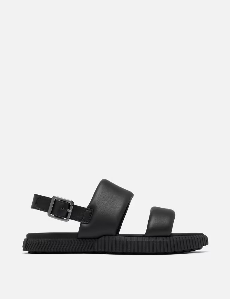 Leather Ankle Strap Flat Sandals | Marks & Spencer (UK)