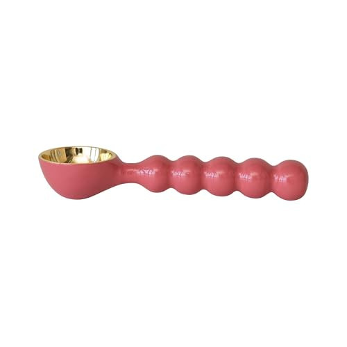 Creative Co-Op, Pink Enameled Aluminum Ice Cream Scoop, Gold, Medium | Amazon (US)
