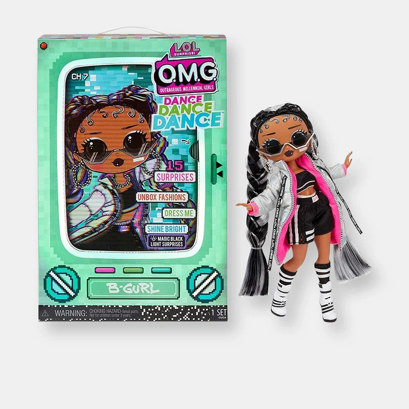 LOL Surprise! LOL Surprise OMG Dance Dance Dance B-Gurl Fashion Doll with 15 Surprises Including Mag | Verishop