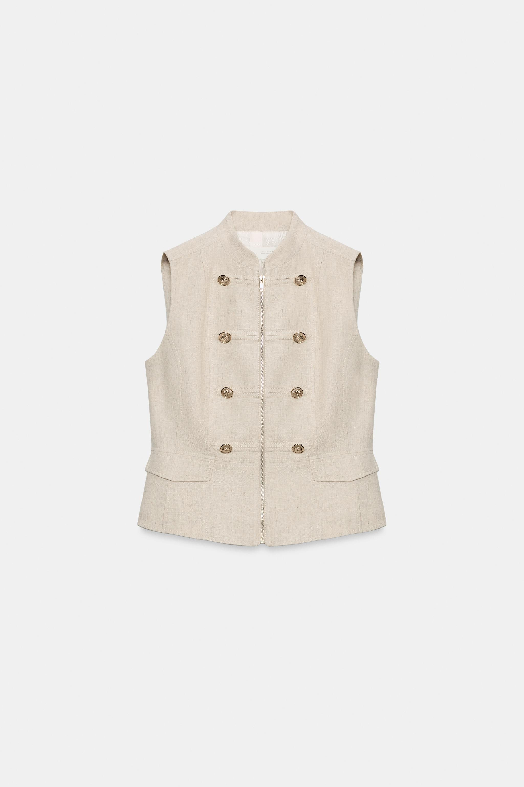 TAILORED FROG CLAPS VEST | Zara US