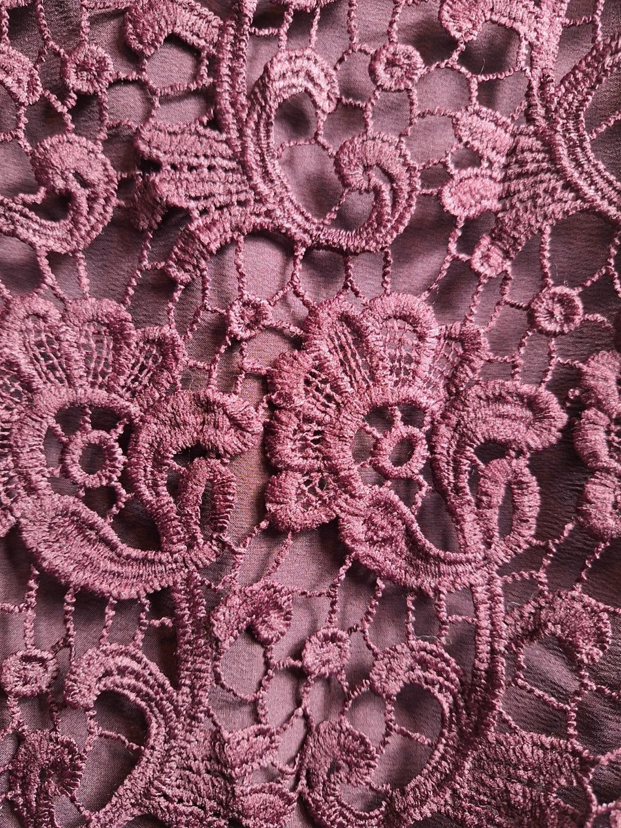 BAR III Lace Overlay Midi Skirt SZ XL Wine Coquette Fairy Romantic Feminine Y2K | eBay US