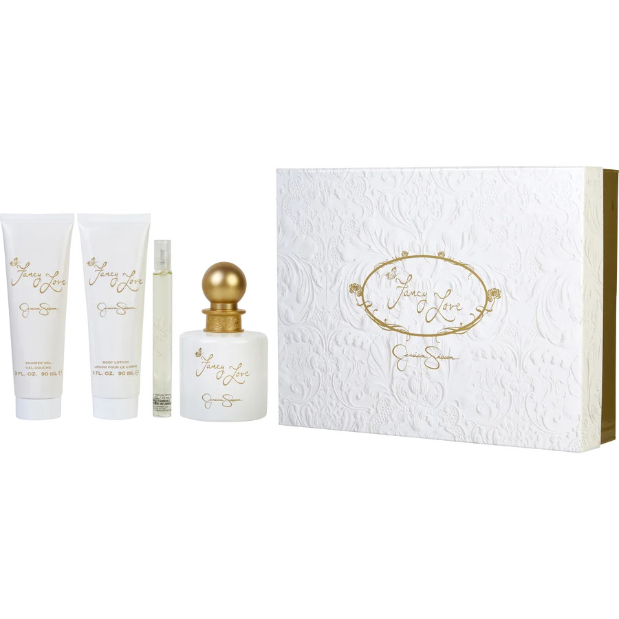 Fancy Love Eau De Parfum Spray 3.4 oz &amp; Body Lotion 3 oz &amp; Shower Gel 3 oz &amp; Eau De P... | Fragrance Net