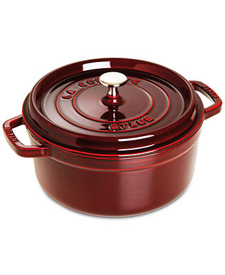Enameled Cast Iron 5.5-Qt. Round Cocotte | Macy's
