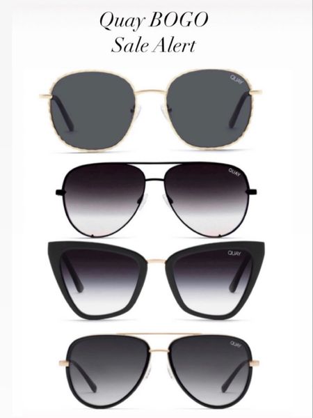 Quay sunglasses BOGO sale. Summer fashion 

#LTKFind #LTKsalealert #LTKunder50