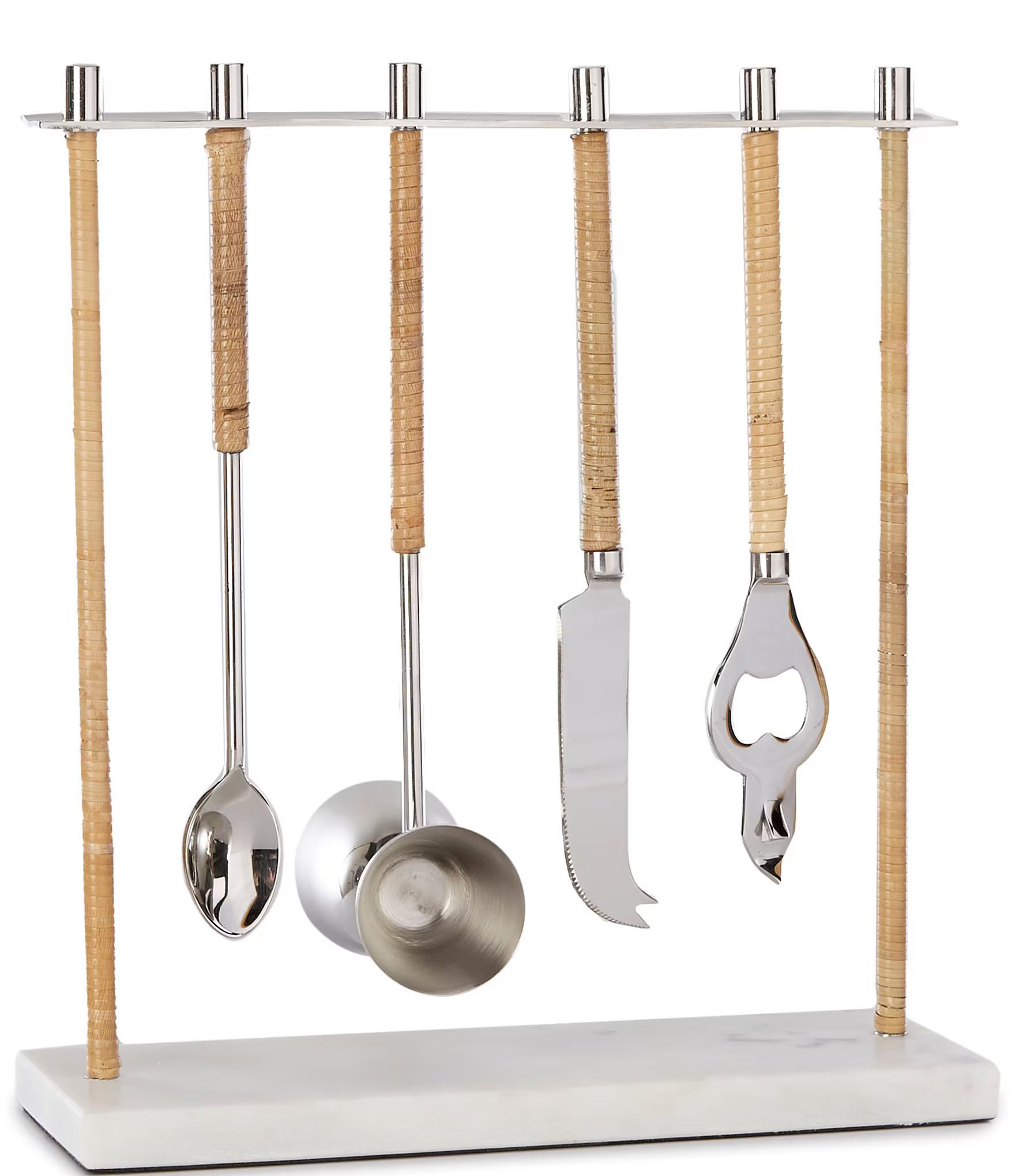 Wicker Barware Collection Bar Tool Set | Dillard's