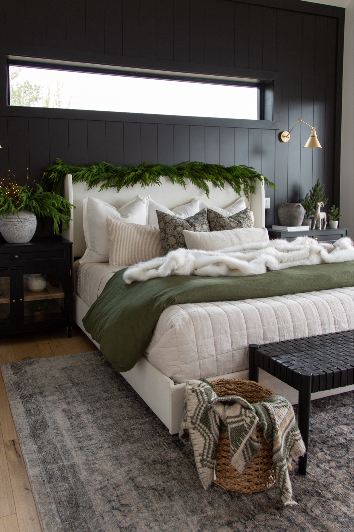 Ready to cozy up this holiday season. Transforming my bedroom into a winter retreat with Wayfair finds—loving how the Zuma White Upholstered Bed pairs with the Loloi Navy/Sand Rug for a soft, layered look. Added texture with the Evergreen Linen Duvet Set and a cozy Faux Fur Blanket to keep things snug. The Black & Wood Vick Nightstand and Woven Black Leather Bench complete this cozy setup. Who else is refreshing their bedroom for the holidays? #OnlyAtWayfair #Wayfair #WayfairPartner


#LTKHoliday #LTKSaleAlert #LTKHome