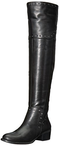 Vince Camuto Kreesell Black Suede Fashion Pointed Toe Round Toe Knee High Boots (Black, 6) | Amazon (US)