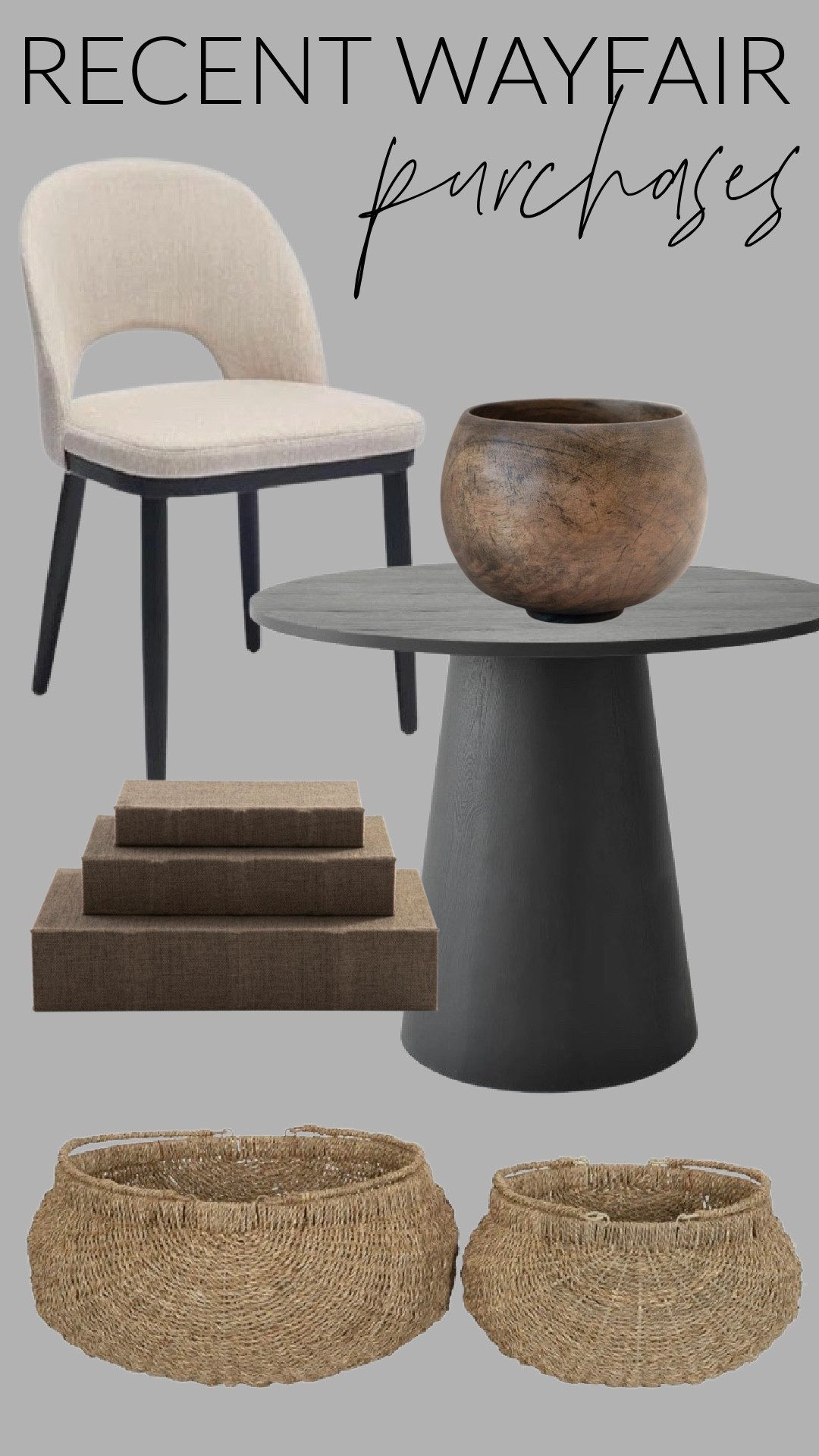 Recent Wayfair purchases that elevated our space instantly—neutral, modern, and layered with texture. From the sculptural side table to the boucle-style chair and woven baskets, these are the pieces that make a home feel finished without overspending.

Designer-inspired, high-end look for less… and most of these are on sale.


#LTKHome #LTKSaleAlert