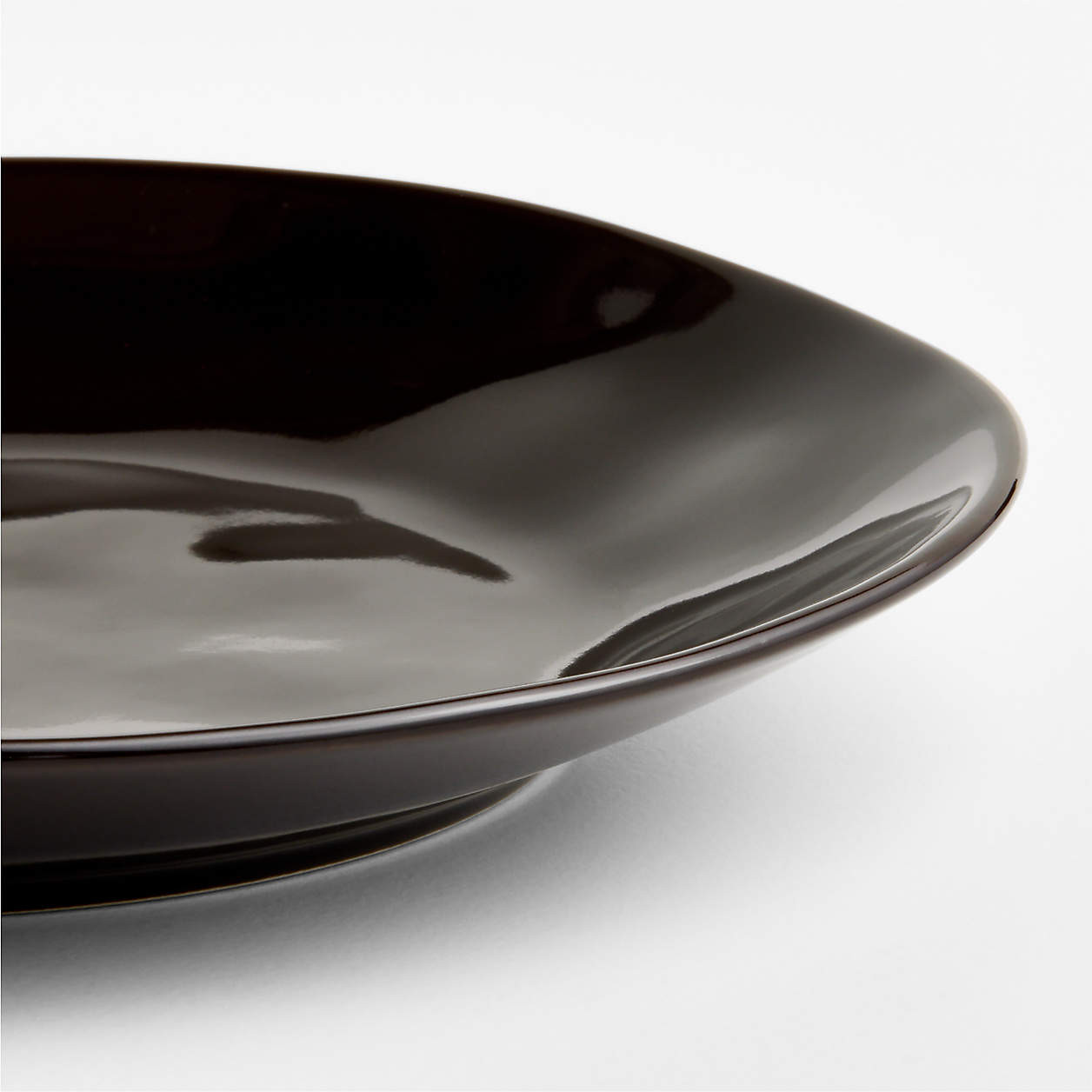 Marin Deep Brown Stoneware Dinner Plates, Set of 8 + Reviews | Crate & Barrel | Crate & Barrel