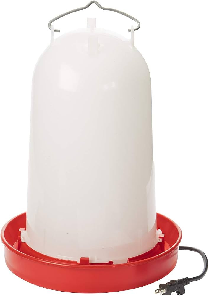 API® Heated Poultry Waterer | Chicken or Bird Waterer | Heated Waterer for Winter | 3 Gallon | Amazon (US)