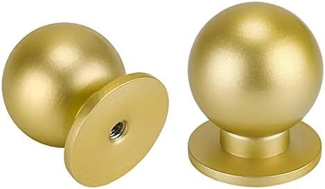 10 Pack goldenwarm Gold Cabinet Knobs Kitchen Drawer Knobs - Round Cabinet Knobs Cabinet Hardware... | Amazon (CA)