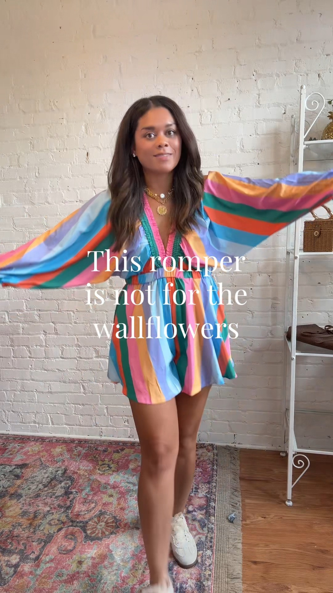 This romper is so fun for any party! I’m a size 12 5’9 wearing the size Large. 

#LTKOver40 #LTKMidsize #LTKStyleTip