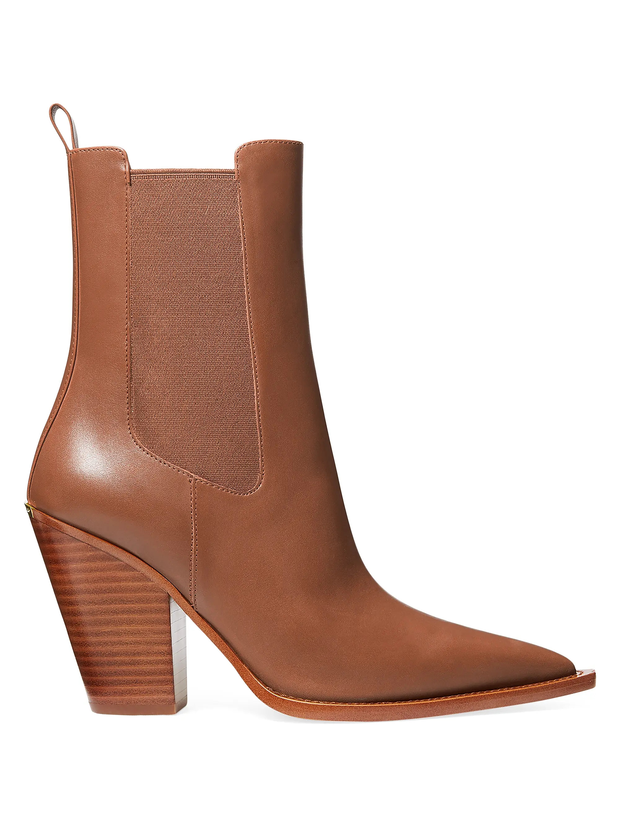 Leni 95MM Leather Booties | Saks Fifth Avenue