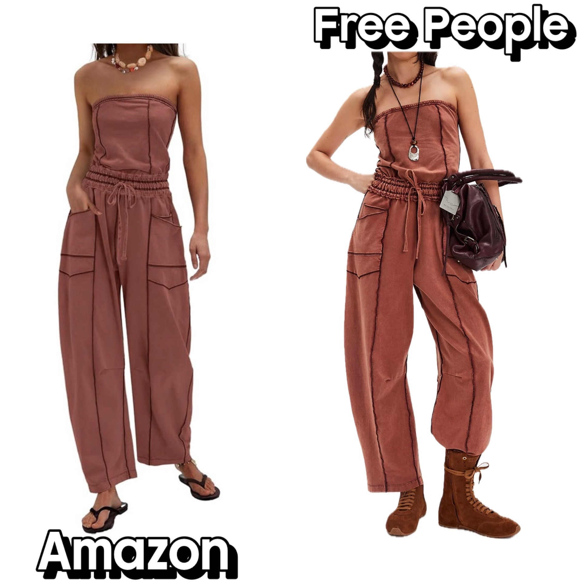 Have this in free people and love it! I’ve seen some have the look for less and it looks great too! I did a medium. 
